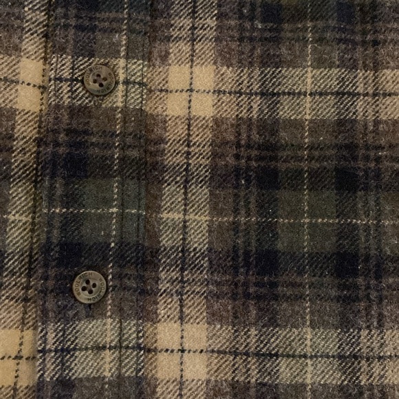 Woolrich wool blend plaid warm shirt XL - Picture 15 of 16